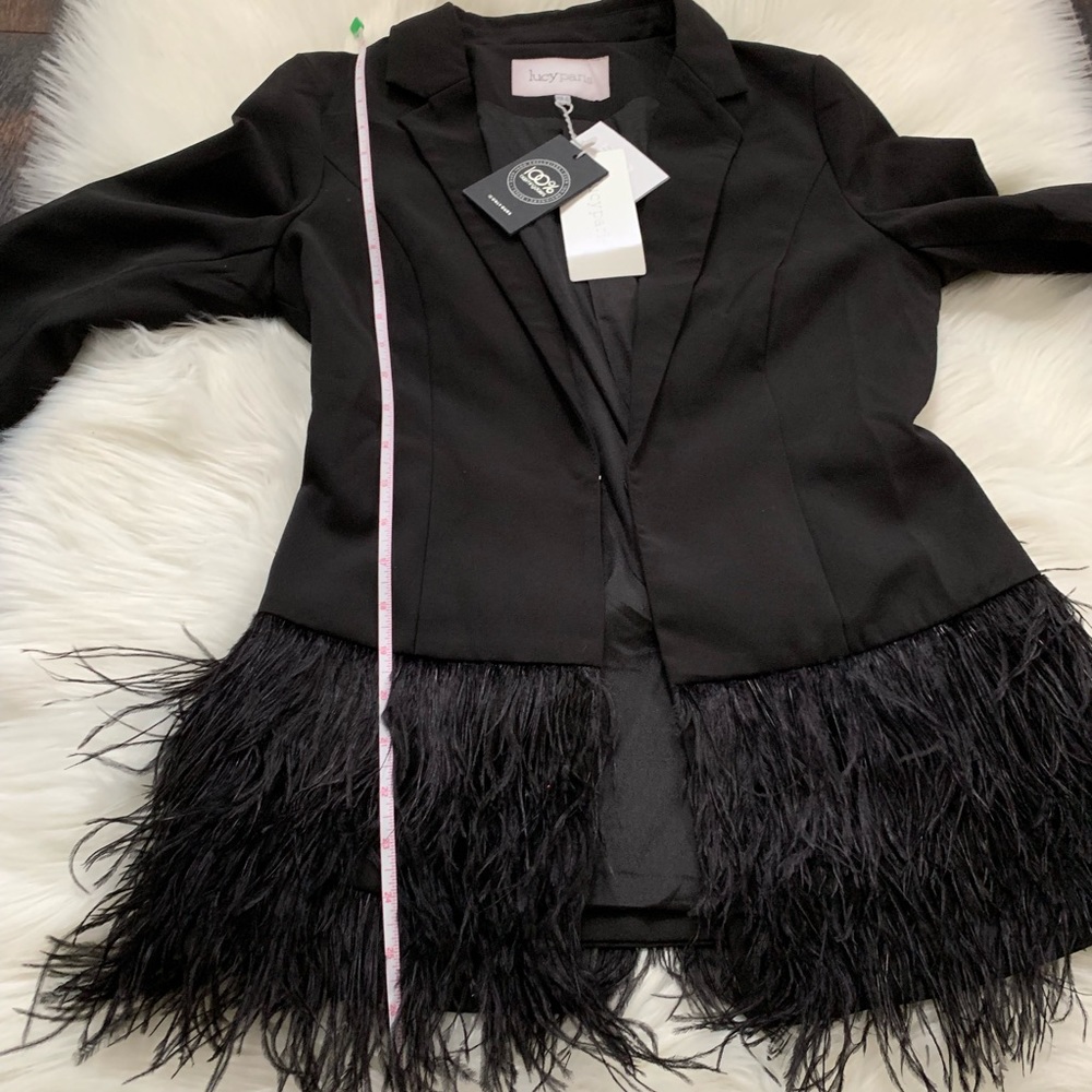 Lucy Paris Ruffle Feather Jacket - Picture 5 of 7